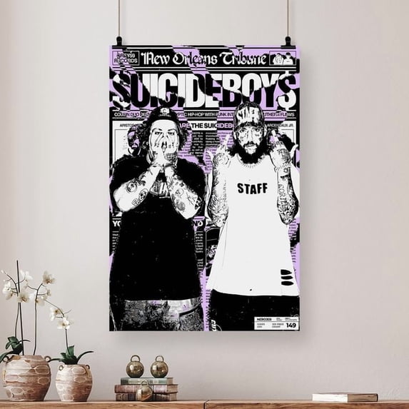 Suicideboys Music Poster Retro Style - Size 24''x36'' - Kiloa