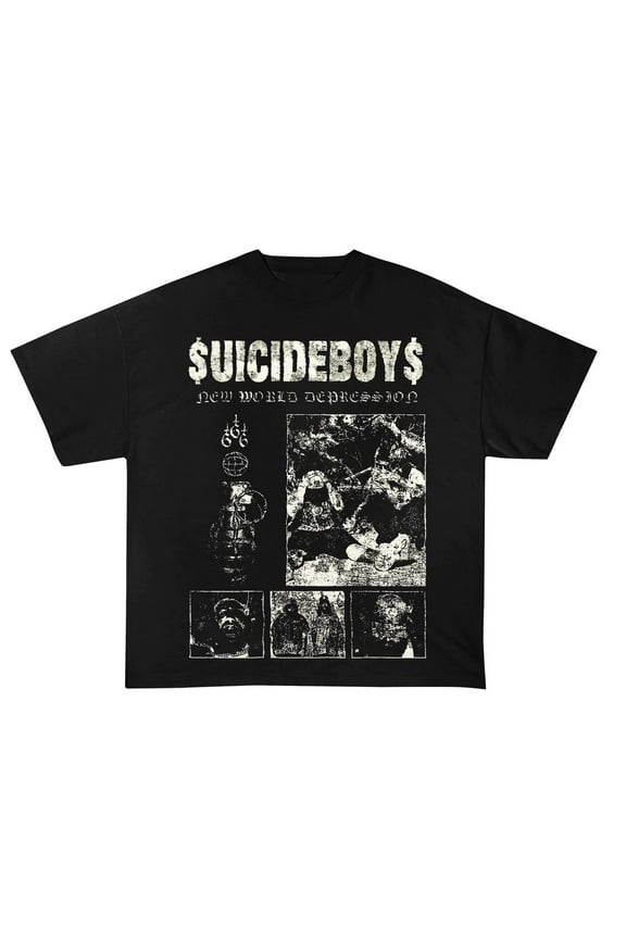 Suicideboys Shirt - Vintage Design High Quality G59 Tee, GreyFiveNine T Shirt,Black Color,Size 3XL
