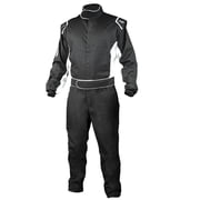K1 Racegear Suit Challenger Black Small SFI 3.2A/1