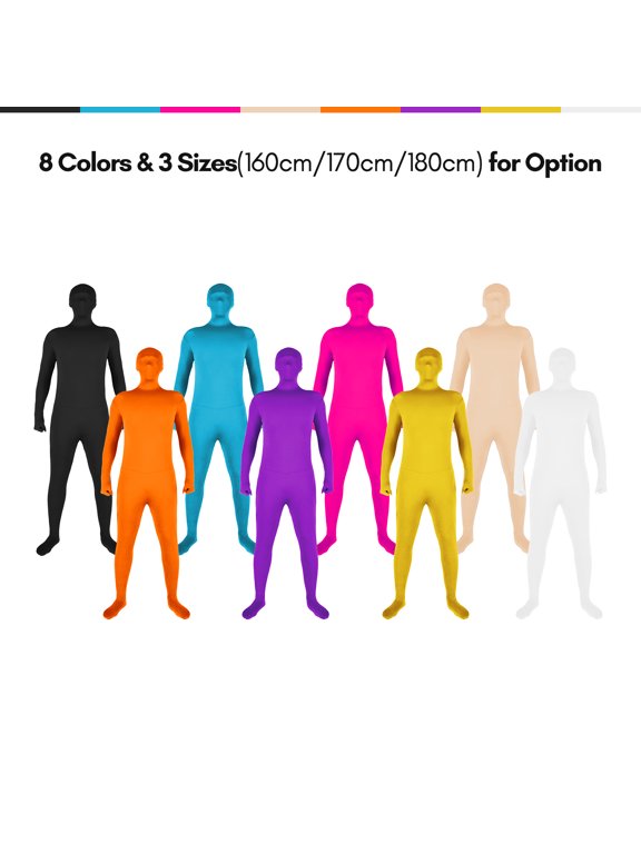 Suit Full Body Photography Chromakey Suit Unisex Adult Bodysuit Stretch Costume For Photo Video Special Effect Festival Cosplay Carnival