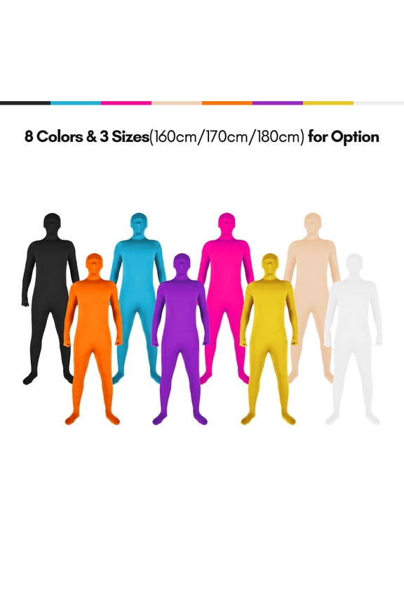 Suit Full Body Photography Chromakey Suit Unisex Adult Bodysuit Stretch Costume For Photo Video Special Effect Festival Cosplay Carnival