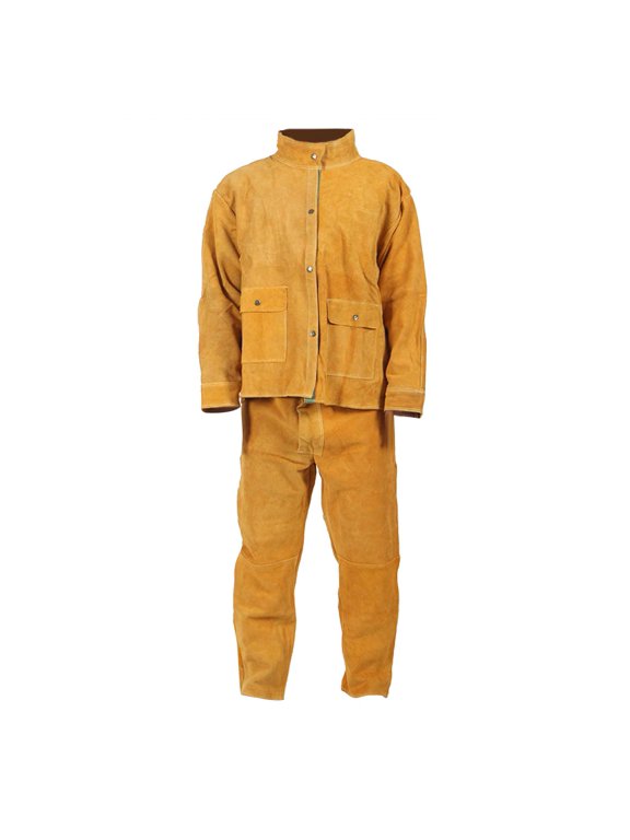 Suit High-neck Heat-resistant Male Welding Clothing Flame-retardant And Splash-proof Welding Clothing ,Easy to Operate