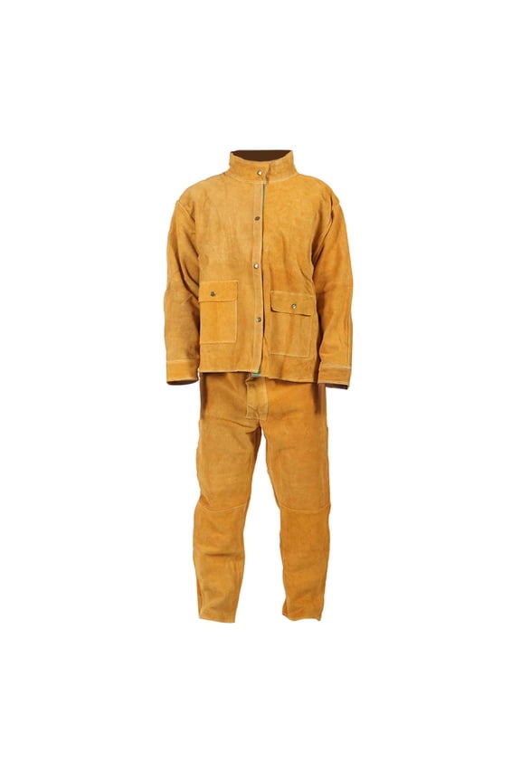 Suit High-neck Heat-resistant Male Welding Clothing Flame-retardant And Splash-proof Welding Clothing ,Easy to Operate