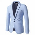 thumbnail image 1 of Suit Jacket For Men Qiggri Mens Blazer Jacket Slim Fit Casual Single Breasted Sport Coats, 1 of 3