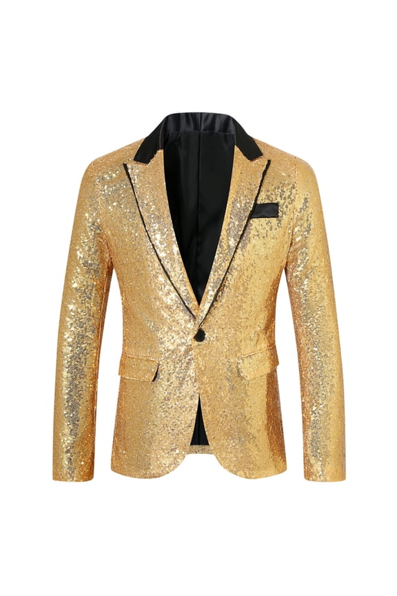 Suit Jacket For Men Qiggri Sequin Blazer Men-Tuxedo Jacket Sequin Suit Men Sport Coats