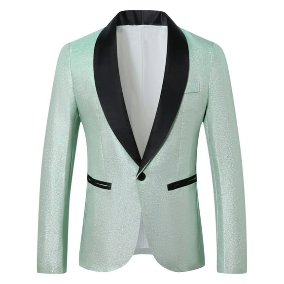 Suit Jacket For Men Qiggri Sequin Blazer Men-Tuxedo Jacket Sequin Suit Men Sport Coats