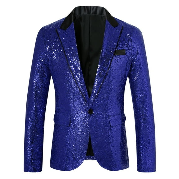 Suit Jacket For Men Qiggri Sequin Blazer Men-Tuxedo Jacket Sequin Suit Men Sport Coats