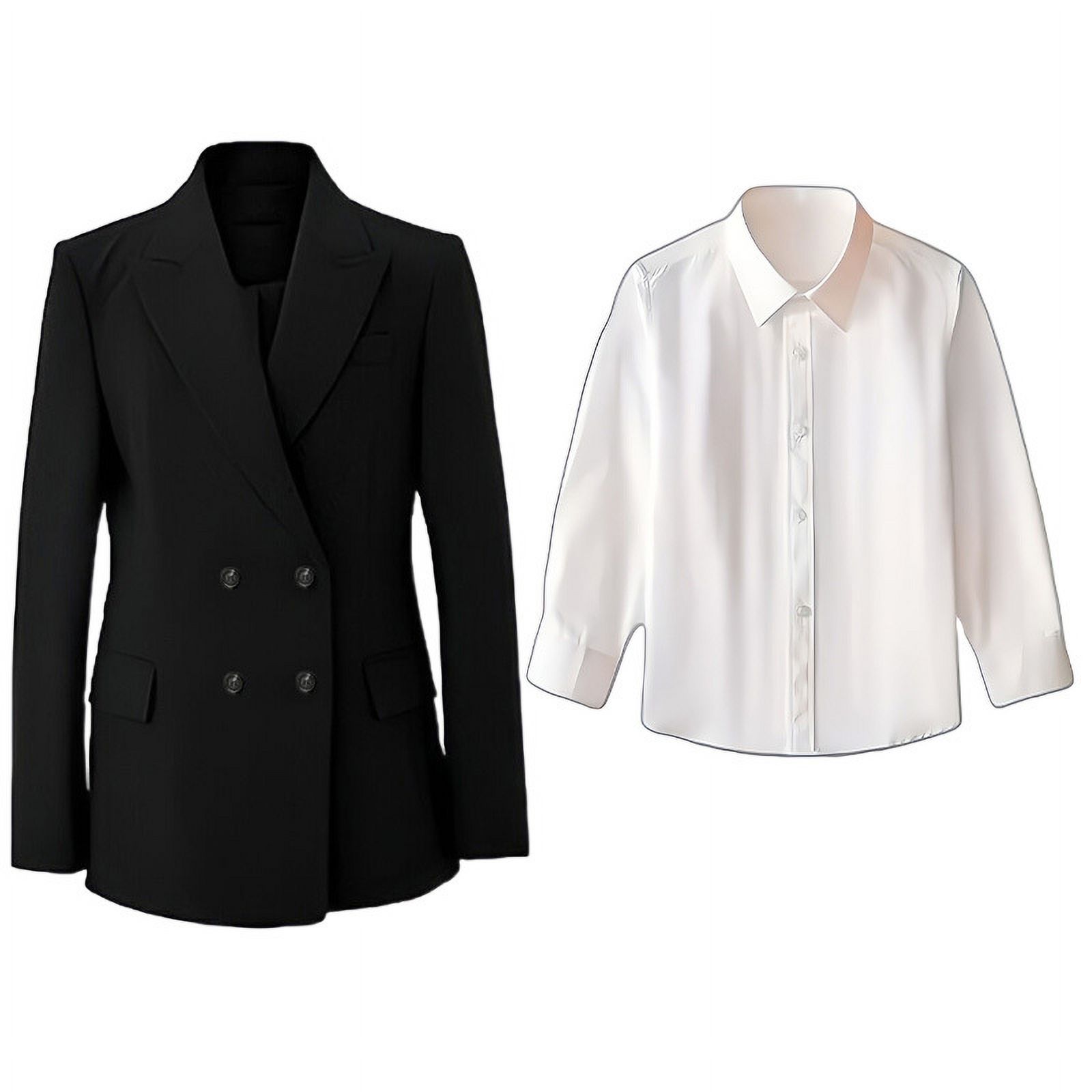 Suit New Interview suit Women‘s Black Noniron Suit Jacket Professional