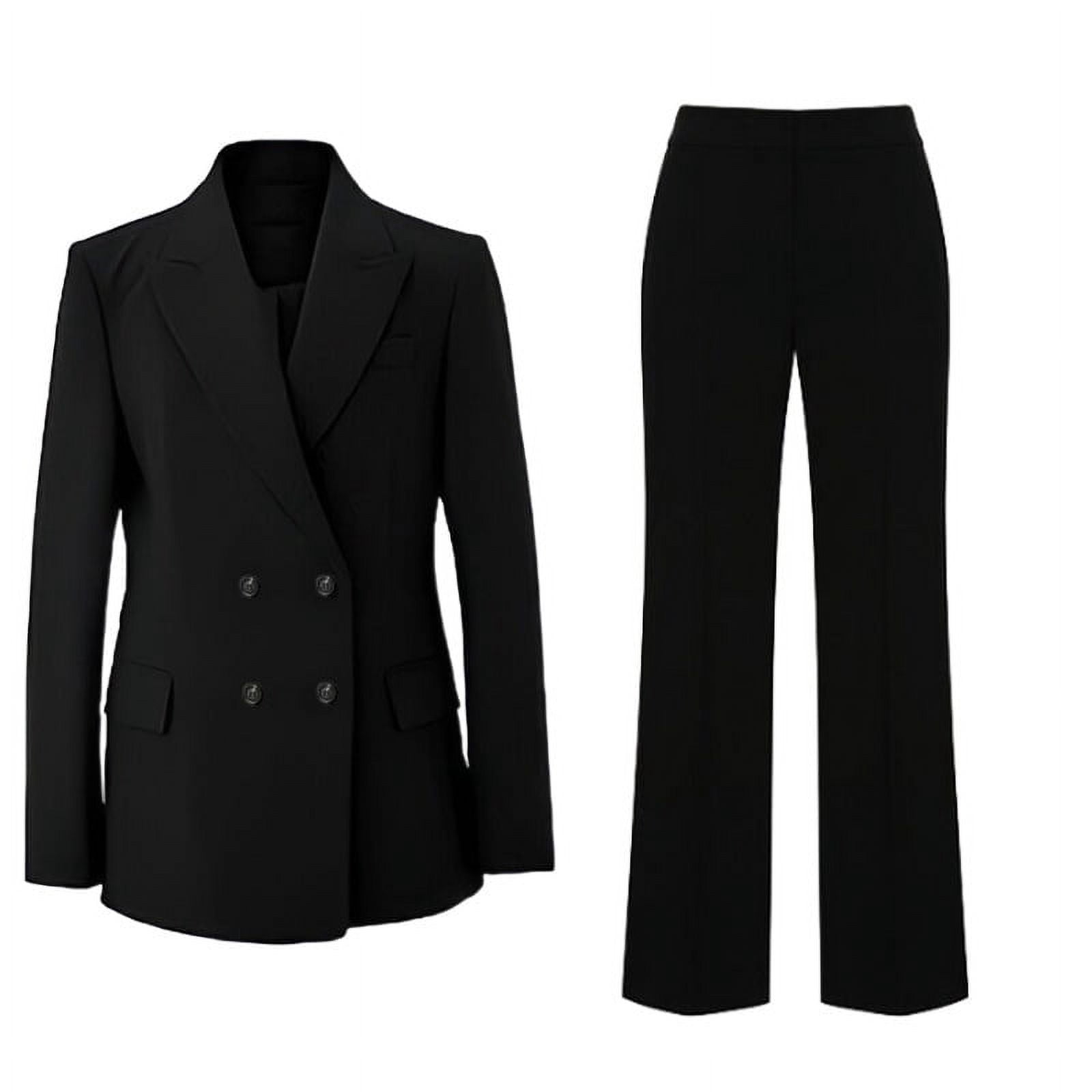 Suit New Interview suit Women‘s Black Noniron Suit Jacket Professional
