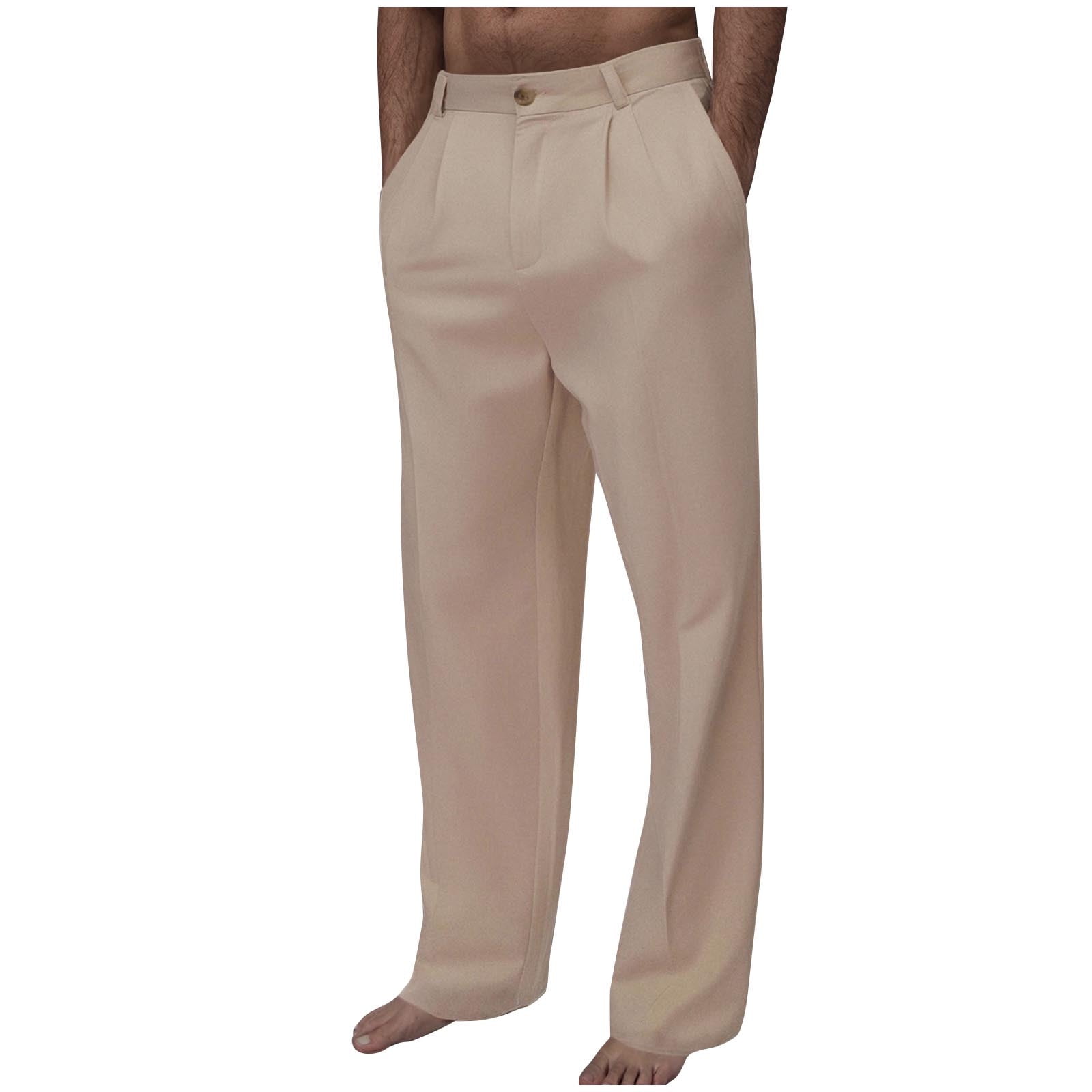Linen Pocket Stright Leg Pants main image 1