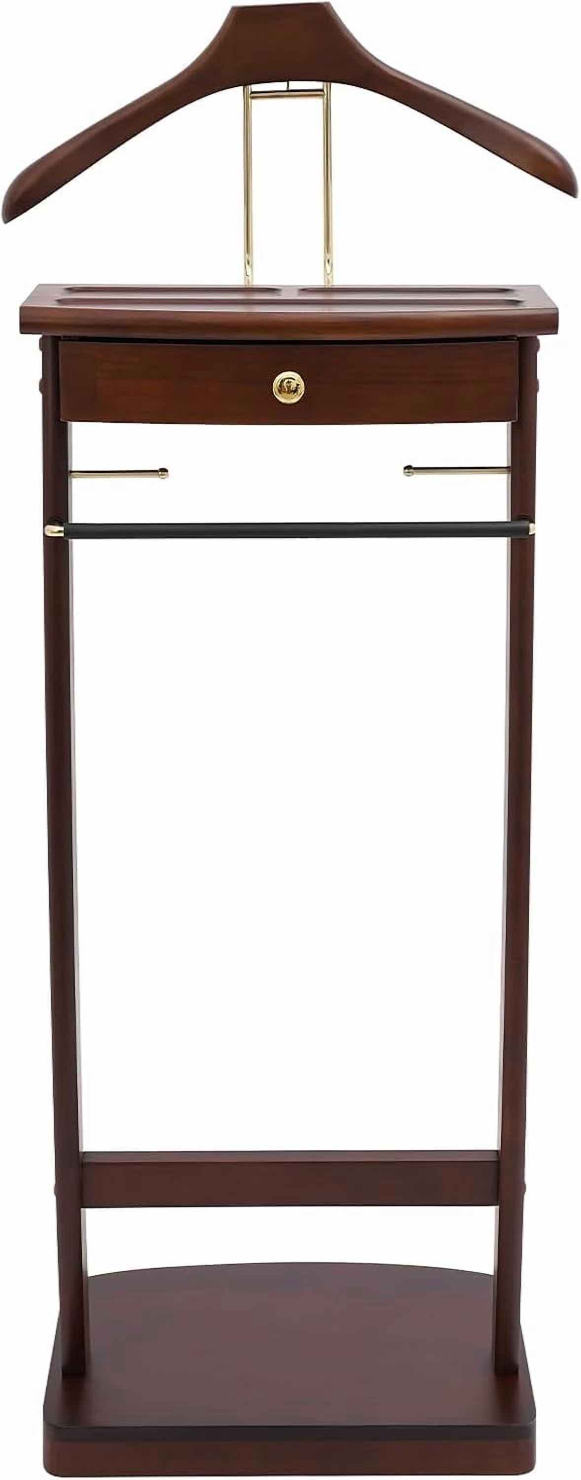 Suit Valet Stand for Men and Women, Wood Suit Stands Butler Clothing ...