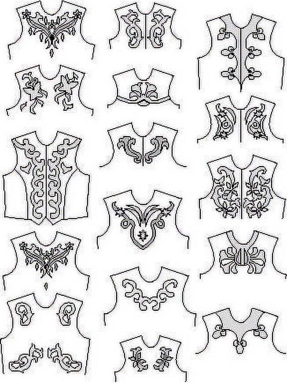 6360 Scrolls and Other Appliques Equestrian Sewing Pattern