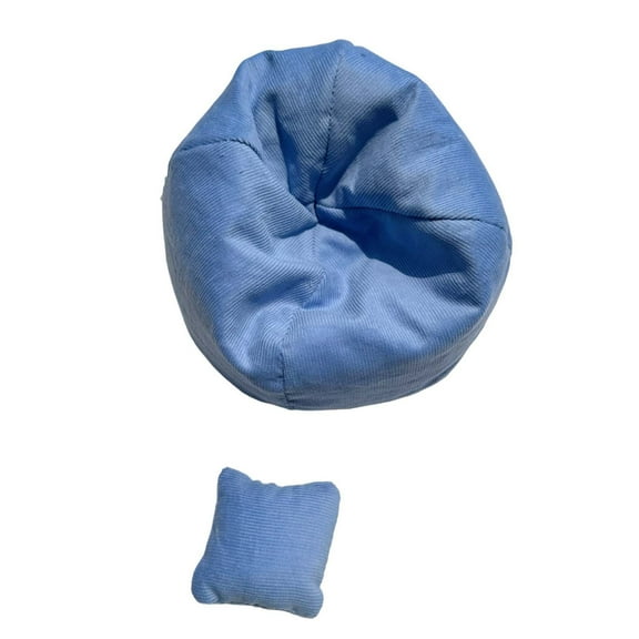 Suitable 17cm Doll Mini Sofa with Pillow Cloth Material Soft Lazy Dollhouse Furniture Decoration Display