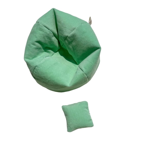 Suitable 17cm Doll Mini Sofa with Pillow Cloth Material Soft Lazy Dollhouse Furniture Decoration Display