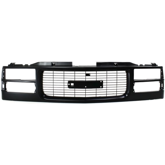 Suitable for Black Grille Assembly Cross Bar Insert - Compatible with 1994-2000 GMC C2500, C3500, K2500, K3500 & 1994-1999 C1500, C2500 Suburban - Designed for Models with Composite Headlights