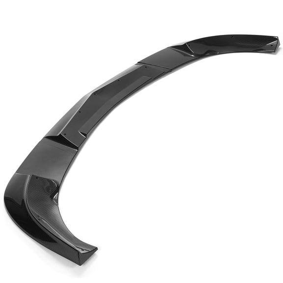 Suitable for Enhanced Front Lip Spoiler Kit for 2005-2013 Corvette C6 Base Models | 3PCS ZR1 Style Bumper Diffuser Chin Lip Splitter (Carbon Fiber Finish)