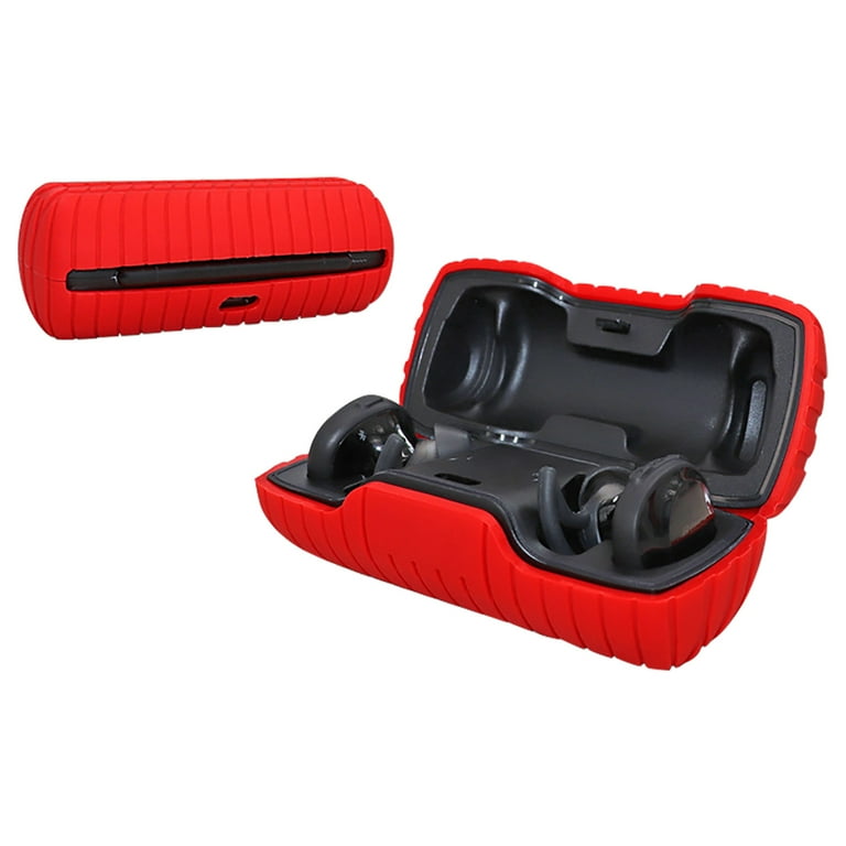 Suitable For Bose SoundSport Case Cover Carry Shockproof Waterproof Silicone Case Cover Wireless Earbuds Accessories With Keychain
