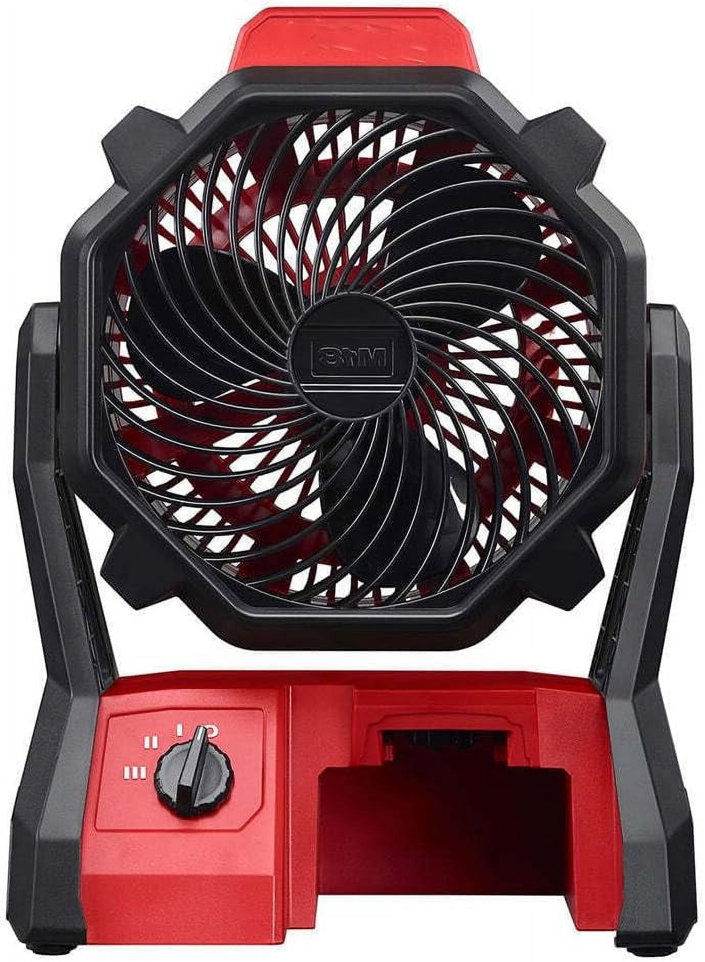 Suitable For Milwaukee M18 18V 2 350 Rpm Adjustable Jobsite Fan w Adapter Bare Tool Model 0886 20 Walmart