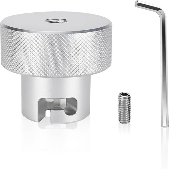 Suitable for Harbor Freight's Hydraulic Press Jack Valve Screws, 3/8 Bottle Jack Valve Release Knob, Replaces Jack Handle Fitting, Made of 6061 Aluminium