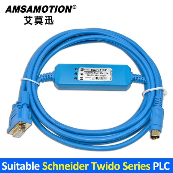 Suitable Schneider Twido Series PLC Programming Cable TSXPCX1031 Download Line RS232 Port