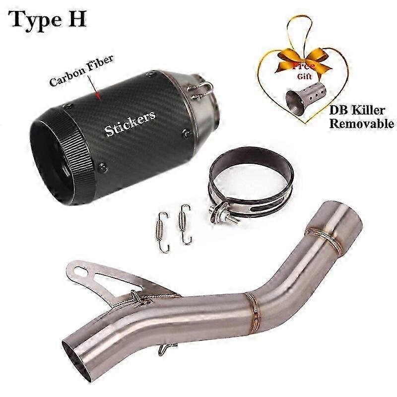 Suitable Silenciador de tubo de Escape para motocicleta, sistema DB Killer para DUCATI Monster 821, 1200, 2014, 2015, 2016