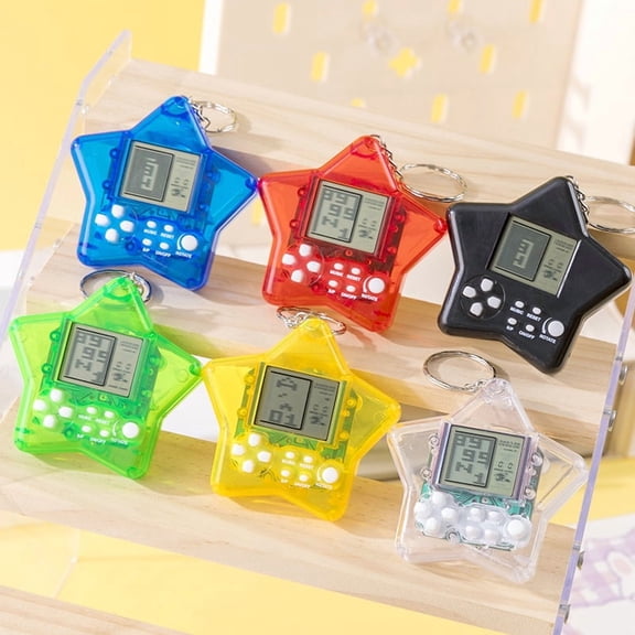 Suitable for compatible withSuitable for compatible withSuitable for compatible with export Tetris Electronic Game Console Handheld Mini Game Console Toy Classic Game Console Keychain