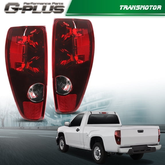 Suitable for 04-12 Chevrolet Colorado/GMC Canyon red transparent rear brake taillights-