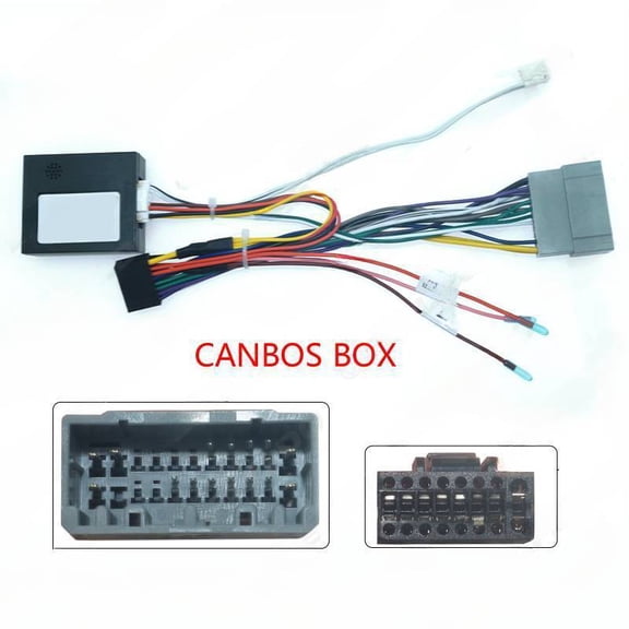 Suitable for 07-09 Jeep Compass Palm News 16P Android host power cord with protocol box Canbus