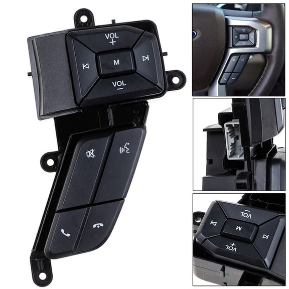 Suitable for 15-18 for Ford FL3T-9E740-ECW right steering wheel volume sync switch button-