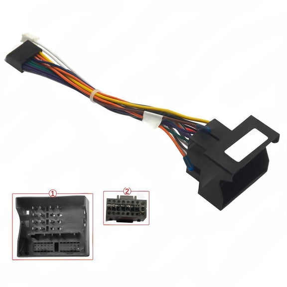 Suitable for 17 Geely Borui Android navigation modification cables, 16 pin audio modification power cables, large screen tail cables