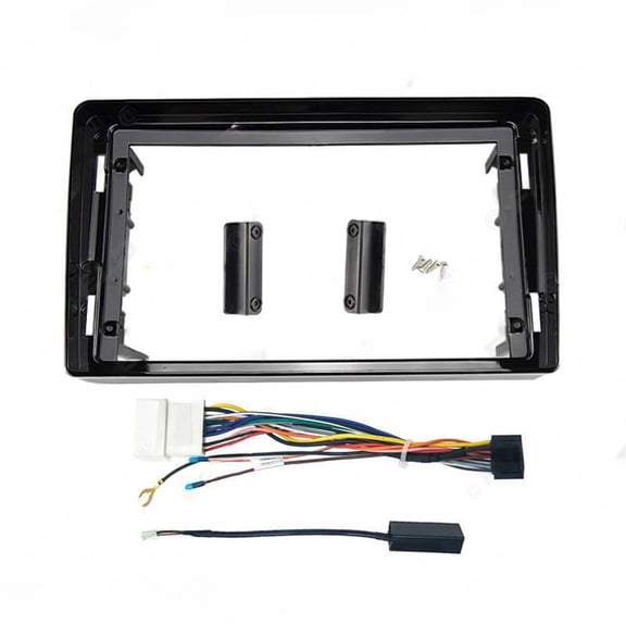 Suitable for 19 Mitsubishi Triton L200 Android large screen navigation modification frame audio panel 9-inch+power cord