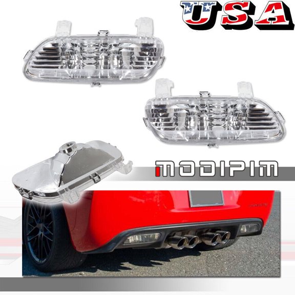 Suitable for 2005-2013 Chevrolet Corvette C6 Rear Reverse Light Case Kit Transparent-