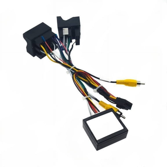 Suitable for 2012+Volkswagen MPQ platform Golf 7 Android navigation modification power cord large screen 16P cable protocol box