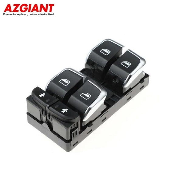 Suitable for 2013-2014 for Audi A6 Allroad left front drive side window switch with chrome plating-