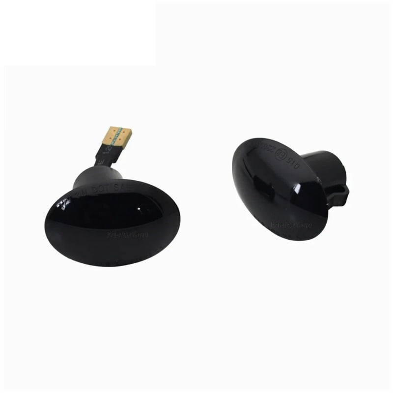 Suitable for 2X dynamic side marker light turn signal lamp clear for ...