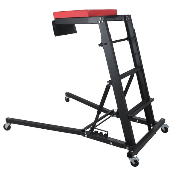 Suitable for 400LB Capacity Adjustable Automotive Topside Creeper | Engine Maintenance Ladder with 50"-67" Height Range | Portable Mechanic's Tool