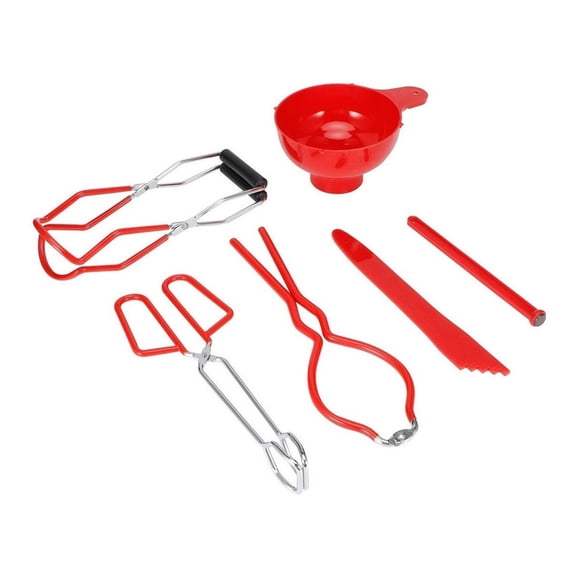 Suitable for 6 Pcs/set Non-Slip Canning Tongs Kit