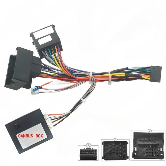 Suitable for 98-14 BMW E39/E46/E53 Android large screen navigation modification power cord+protocol box