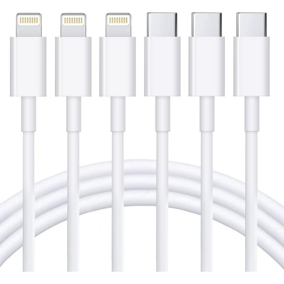 Suitable for Apple 15 Fast Charging Cable Pd 20W Charging Cable iPhone 11/12/14 Android Type-c Charging Cable,5pcs