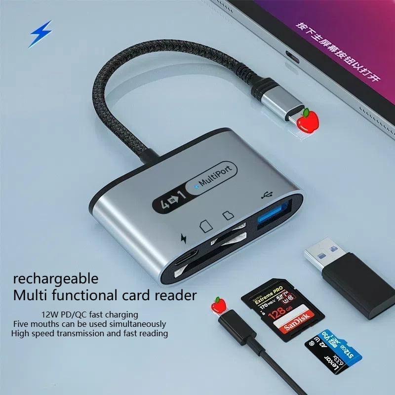 Suitable for Apple mobile phone usb card reader all-in-one U disk PD ...