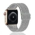 thumbnail image 1 of Suitable for Apple wave pattern strap adjustable nylon braided strap iwatch7 Japanese word buckle watch strap 38mm 40mm 41mm, 1 of 1