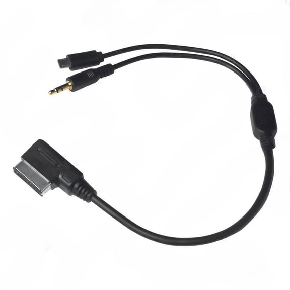 Suitable for Audi Volkswagen MDI AMI MMI to Micro USB interface charging cable AUX audio cable 3.5mm