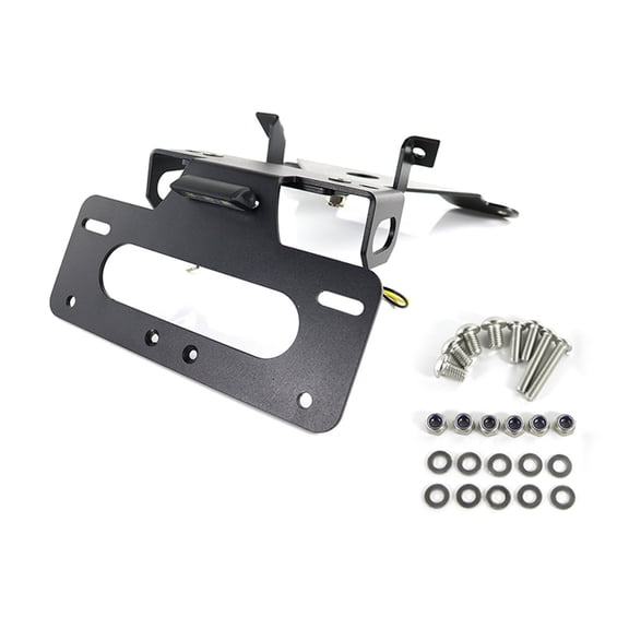 Suitable for CB1000R 2018 2019 2020 License Plate Holder Bracket Rear Tail Tidy Eliminator kit Black Motorcycle Aluminum