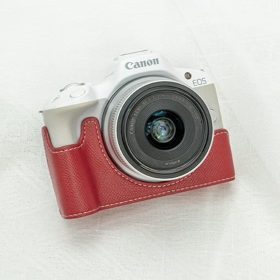Suitable for Canon R50 Camera Case R10 R62 R8 Protective Case R100 Base Bag R6 Second Generation Accessories R5 Leather Case RP Shell R7