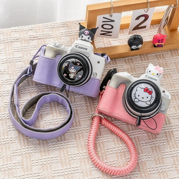 Suitable for Canon R50 Protective Case R6200D2M50 Second Generation Camera Bag R100 R7 R8 RPR50V Camera Leather Case Accessories