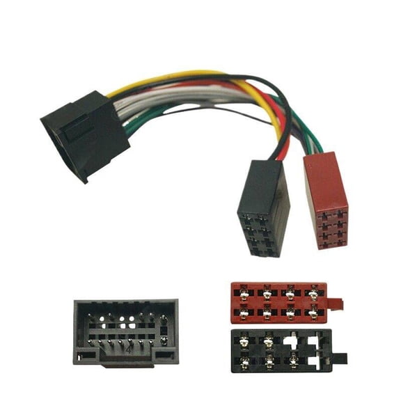Suitable for Chevrolet Lefeng Lechi/Buick Land Zun 16PIN to ISO CD player modification with lossless connecting wire for the tail line