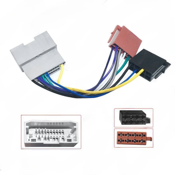 Suitable for Chrysler/Dodge/Jeep Wrangler original car CD player tail line ISO conversion line audio and video modification line