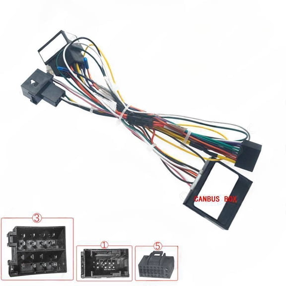Suitable for Citroen Sega C-QUATR/C4 Palm Communication 16P Android host power cord CANBUS protocol box