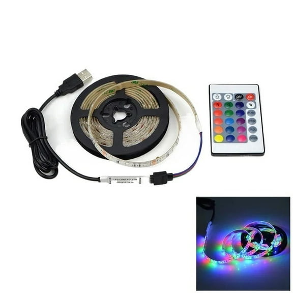 Suitable for [DENGSUM]USB LED Strip lamp 2835SMD DC5V Flexible LED light Tape Ribbon 1M 2M 3M 4M 5M HDTV TV Desktop Screen  Bias lighting