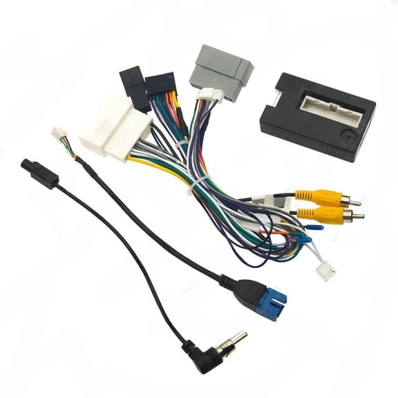 Suitable for Dodge Cooley/Fiat Fit/Chrysler 300C navigation modification power cord+protocol box